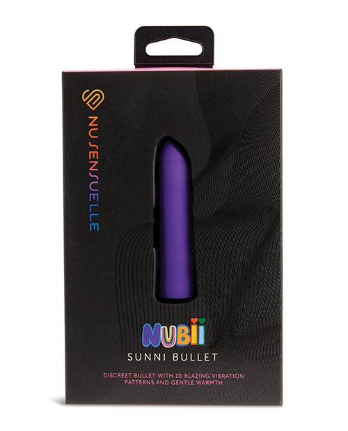 Nu Sensuelle Sunni Nubii Warming Bullet - Purple - Image 4