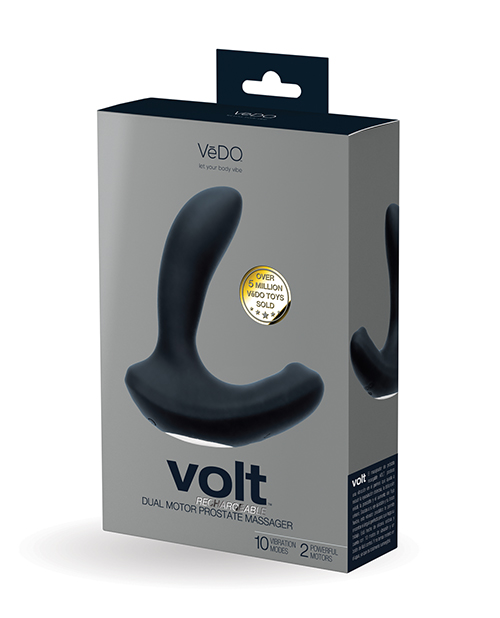VeDo Volt Rechargeable Prostate Vibe - Black - Image 3