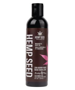 Alternative view of Earthly Body Massage & Body Oil - 8 oz Zen Berry Rose