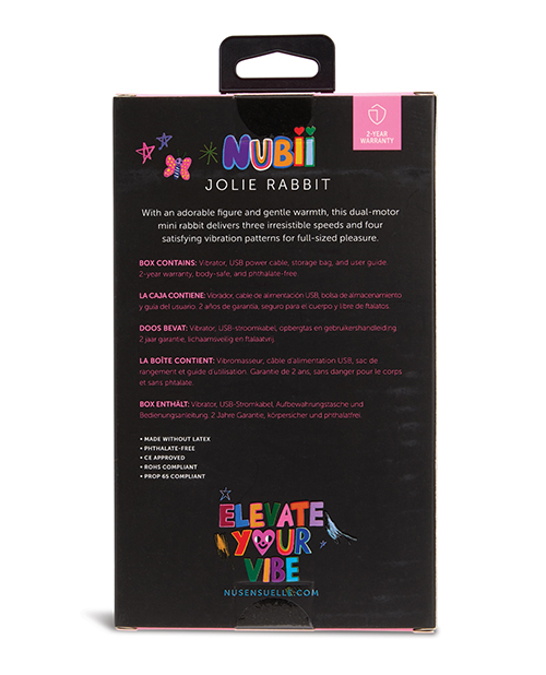 Nu Sensuelle Jolie Nubii Warming Mini Rabbit - Blue - Image 6