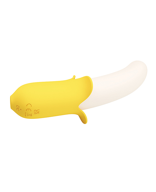 Pretty Love Banana Geek Thrusting Vibrator - Yellow - Image 2