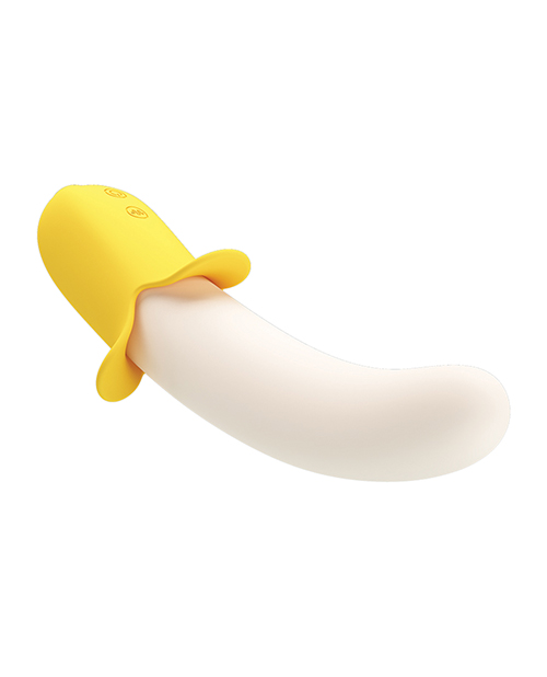 Pretty Love Banana Geek Thrusting Vibrator - Yellow - Image 4