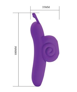 Alternative view of Pretty Love Snail Honey Finger Vibe - Purple