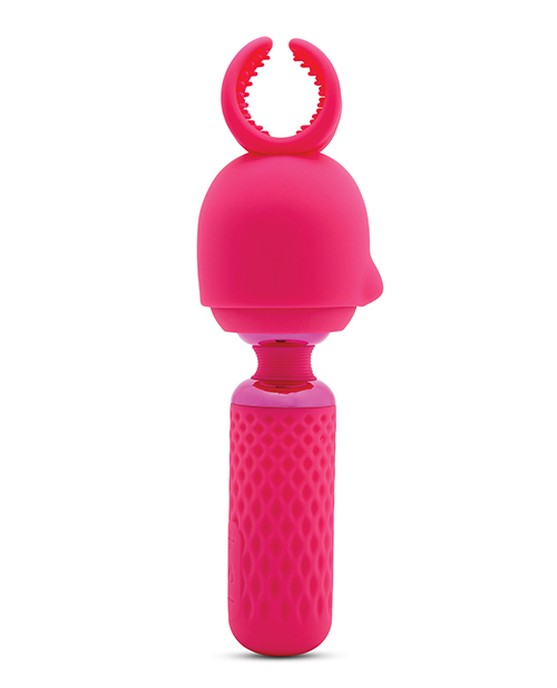 Nu Sensuelle Harlow Mini Wand w/Masturbator Attachment - Pink - Image 6