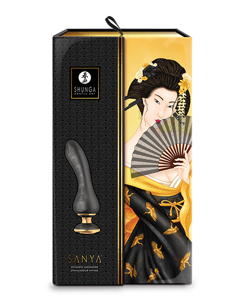 Shunga Sanya Intimate Massager - Black - Image 3