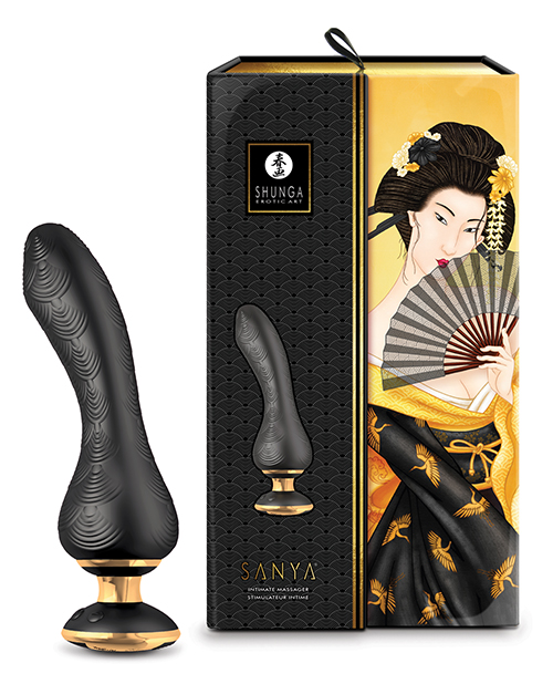 Shunga Sanya Intimate Massager - Black - Image 5