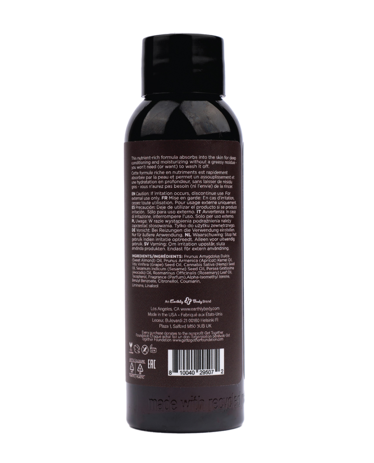 Earthly Body Massage & Body Oil - 2 oz Kashmir Musk - Image 2