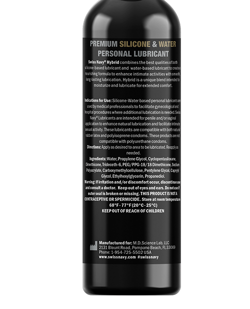Swiss Navy Premium Hybrid Lubricant - 2 oz Bottle - Image 2