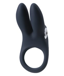 Alternative view of VeDO Sexy Bunny Rechargeable Ring - Just Black