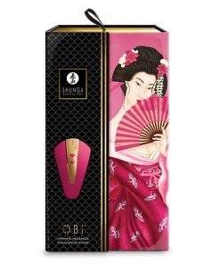 Alternative view of Shunga Obi Intimate Massager - Raspberry