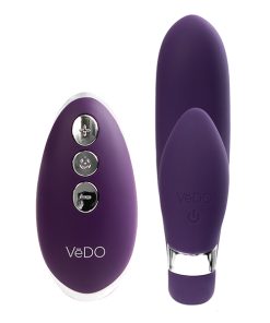 Alternative view of VeDO Jeni Dual Motor Vibe w/Remote - Purple