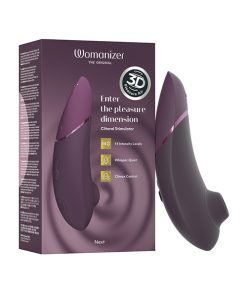 Alternative view of Womanizer Next 3D Climax Control Pleasure Air - Dark Purple