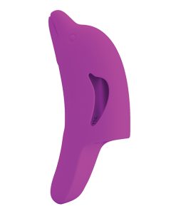 Alternative view of Pretty Love Delphini Dolphin Honey Finger Vibe - Fuchsia