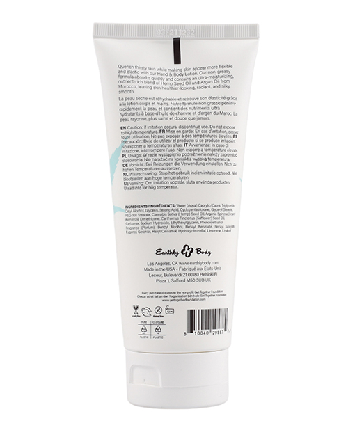 Earthly Body Hand & Body Lotion - 7 oz Tube Tropical Monoi - Image 2