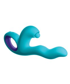 Alternative view of Femme Funn Klio Triple Action Rabbit - Turquoise