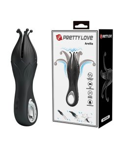Alternative view of Pretty Love Arella Multi Petal Stimulator - Black