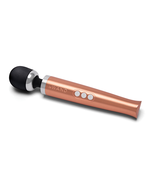 Le Wand Die Cast Rechargeable Massager - Rose Gold - Image 2