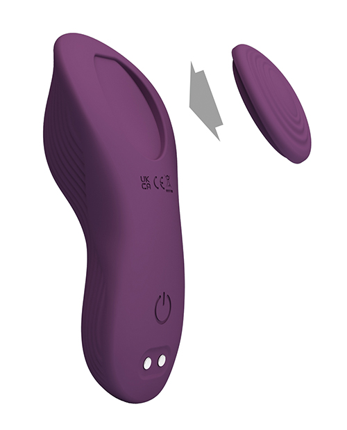 Pretty Love Mane Magnetic App-Controlled Panty Vibe - Purple - Image 6