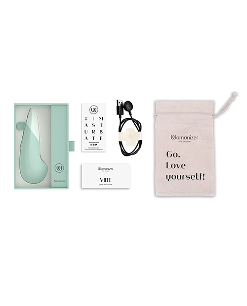 Womanizer Vibe Silent Stimulator - Sage - Image 4