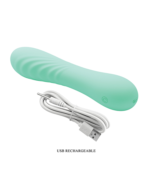 Pretty Love Alexisrose Curved Vibrator - Aqua - Image 4