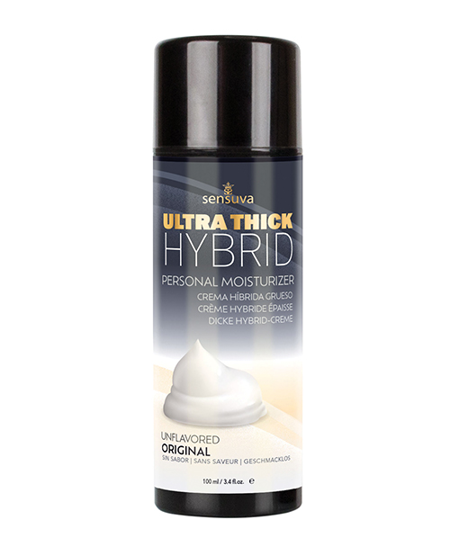 Sensuva Ultra Thick Hybrid Personal Moisturizer - 3.4 oz Unflavored - Image 2