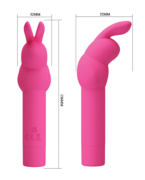 Pretty Love Gerardo Bunny Vibrator - Hot Pink - Image 5