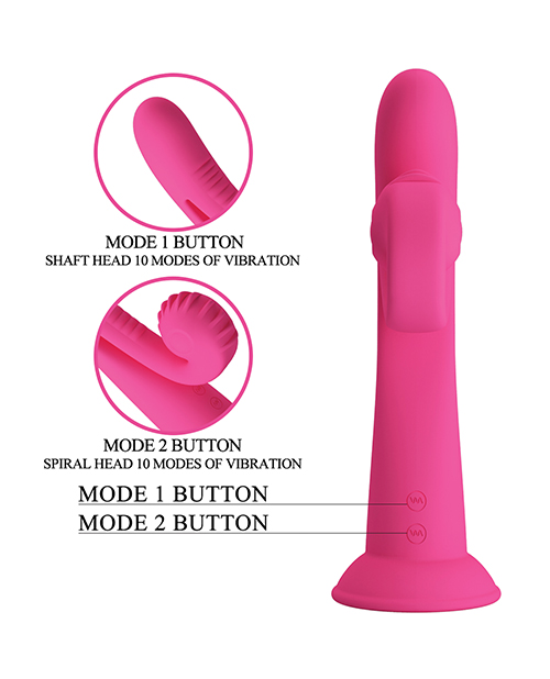 Pretty Love Romance Selma Snail Rabbit - Hot Pink - Image 3