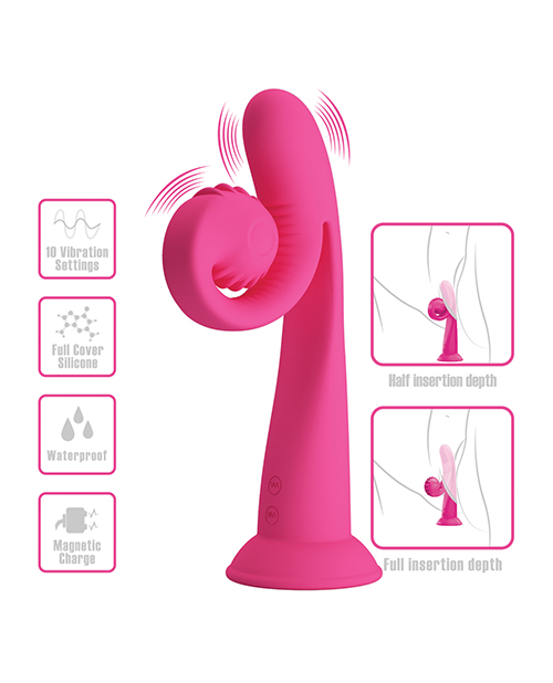 Pretty Love Romance Selma Snail Rabbit - Hot Pink - Image 4