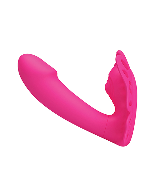 Pretty Love Katherine Wearable Butterfly Vibrator - Fuchsia - Image 2