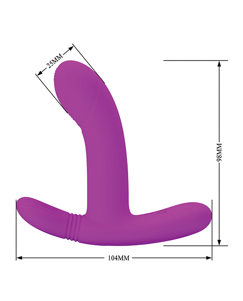 Pretty Love Geri Rocking Panty Vibe - Fuchsia - Image 2