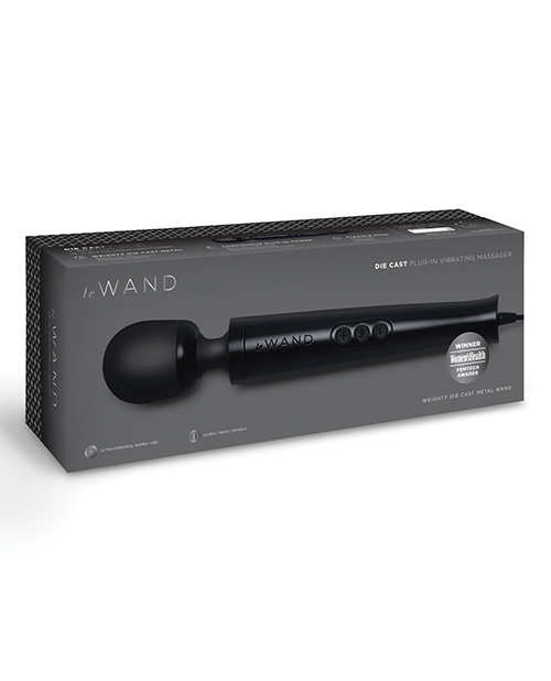 Le Wand Die Cast Plug-In Massager - Black - Image 3