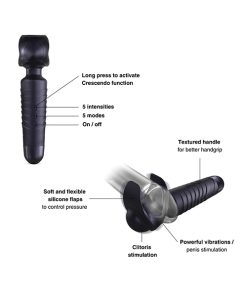 Alternative view of Manwan EVO Original Handle Wand - Black Plum