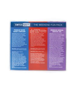 Alternative view of Swiss Navy Weekend Fun Pack of 3 - 1 oz