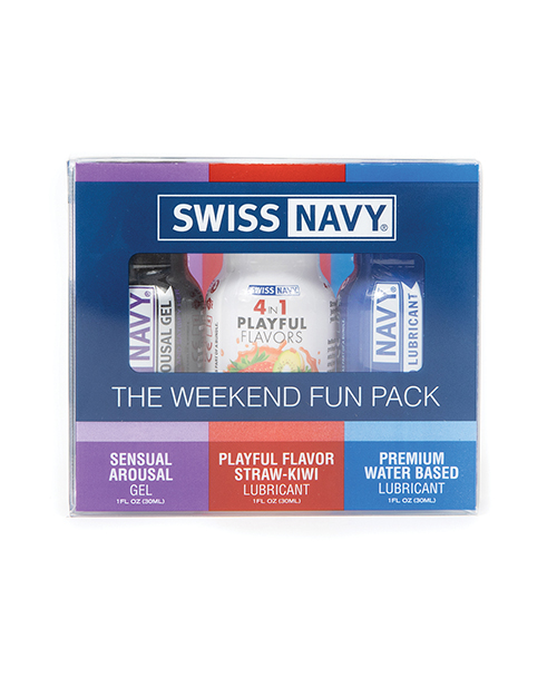 Swiss Navy Weekend Fun Pack of 3 - 1 oz - Image 4
