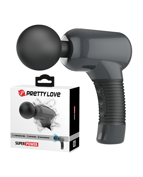 Pretty Love Super Power Fun Gun Massager - Black - Image 2