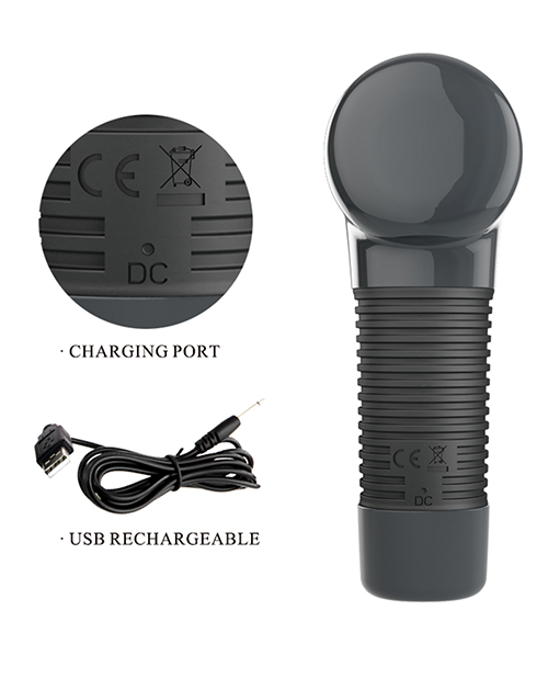 Pretty Love Super Power Fun Gun Massager - Black - Image 3