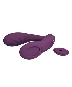Alternative view of Pretty Love Franz Magnetic App-Controlled Panty Vibe - Purple
