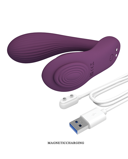 Pretty Love Franz Magnetic App-Controlled Panty Vibe - Purple - Image 4