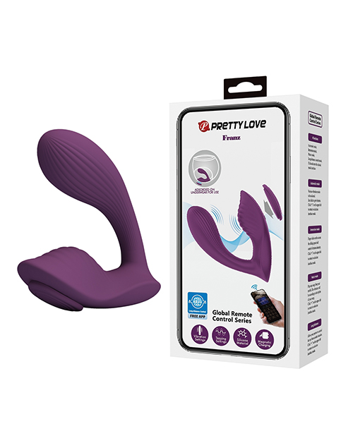 Pretty Love Franz Magnetic App-Controlled Panty Vibe - Purple - Image 7