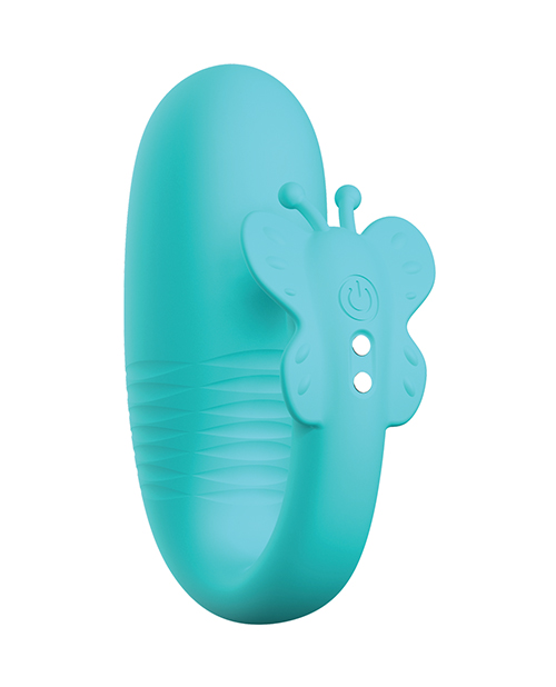 Pretty Love Remi Thrusting Hands-Free Vibrator - Aqua - Image 6