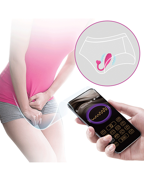 Pretty Love Fisherman Vibrating Egg - Hot Pink - Image 2