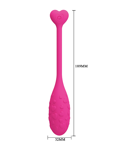 Pretty Love Fisherman Vibrating Egg - Hot Pink - Image 4