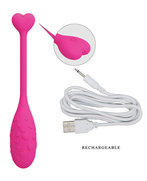 Pretty Love Fisherman Vibrating Egg - Hot Pink - Image 5