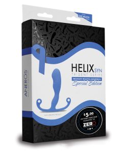 Alternative view of Aneros Special Edition Helix Syn Trident Series Prostate Stimulator - Blue