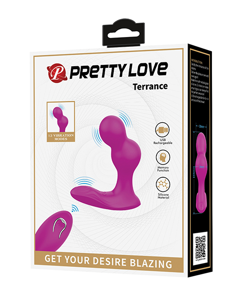 Pretty Love Terrance Dual Stimulator - Fuchsia - Image 3
