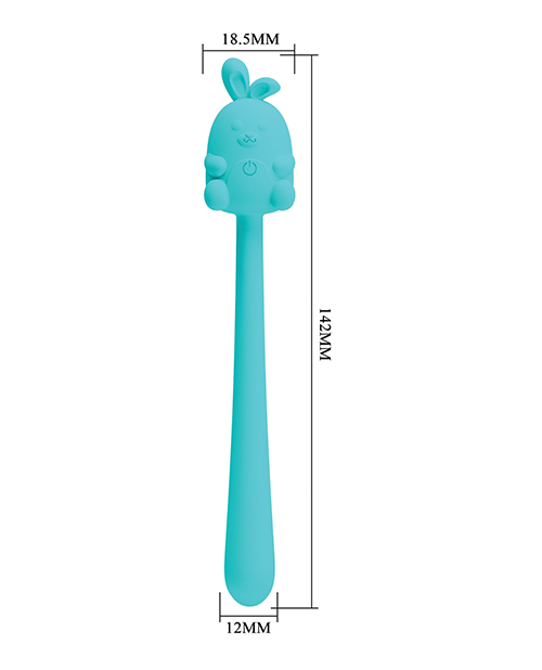 Pretty Love Cute Bunny Flirting Stick - Turquoise - Image 2