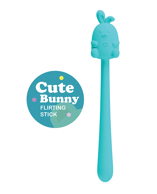 Pretty Love Cute Bunny Flirting Stick - Turquoise - Image 4