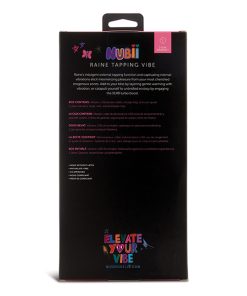 Alternative view of Nu Sensuelle Raine Nubii Tapping Vibe w/Turbo Boost & Warming - Purple