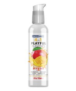 Alternative view of Swiss Navy 4 in 1 Playful Flavors Mango - 4 oz