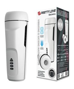 Alternative view of Pretty Love Sienna Sucking & Vibrating Masturbator - White